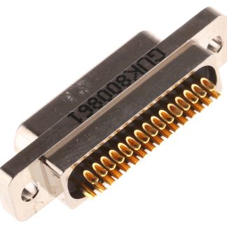 Connettore D-Sub Glenair Micro-D, Maschio, 31 vie, terminazione a saldare