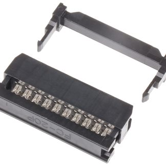 Connettore IDC RS PRO Femmina, 20 vie, 2 file, passo 2.54mm, Montaggio su cavo