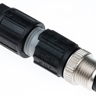 Connettore Phoenix Contact, maschio, serie 34-M, SACC-M12MS-4QO-0, M12, 4 poli, Montaggio su cavo