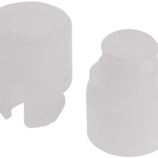 Distanziale autobloccante in Nylon Essentra, H. 4.8mm, Ø foro PCB 4.7mm, Ø foro telaio 3mm