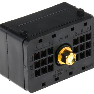 Connettore automotive Cinch, Femmina, 18 vie, 3 file, Montaggio su cavo