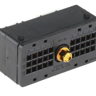 Connettore automotive Cinch, Femmina, 30 vie, 3 file, Montaggio su cavo