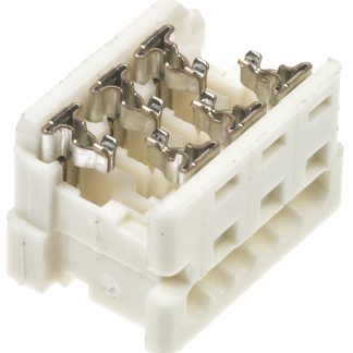 Connettore IDC Molex Femmina, 6 vie, 2 file, passo 1.27mm, Montaggio su cavo