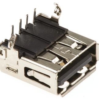 Connettore USB tipo A ASSMANN WSW Femmina, Montaggio con foro passante