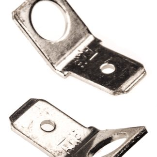 Capocorda a linguetta a crimpare TE Connectivity, 6.35 x 0.81mm, placcatura Stagno, ad angolo 45°