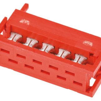 Connettore IDC TE Connectivity Maschio, 10 vie, 2 file, passo 1.27mm, Montaggio su cavo