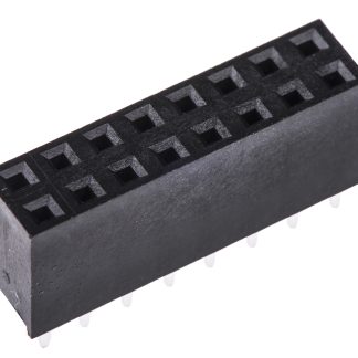 Presa PCB HARWIN, 16 vie, 2 file, passo 2.54mm, Montaggio con foro passante