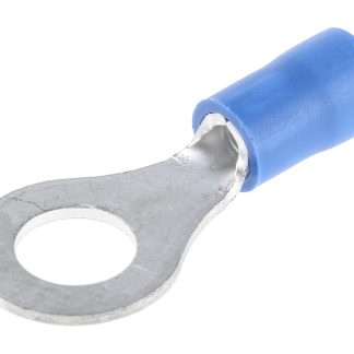 Terminale ad occhiello JST Isolato, Ø perno 6mm, dimens. max filo 2.6mm², 14AWG, Blu