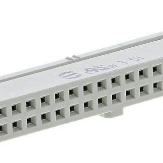 Connettore IDC HARTING Femmina, 50 vie, 2 file, passo 2.54mm, Montaggio su cavo