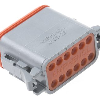 Connettore automotive Amphenol Industrial, Maschio, 12 vie, Montaggio su cavo