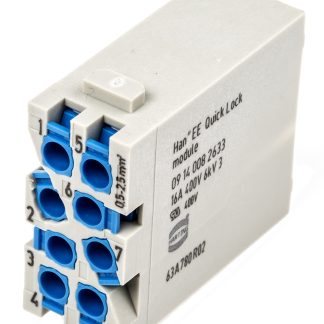 Modulo connettore HARTING, Maschio, serie Han-Modular, 16A, 8 vie