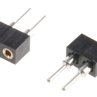 Zoccolo SIL Preci-Dip 831-87-002-10-001101 a Saldare, 2 vie, passo 2mm, Montaggio con foro passante