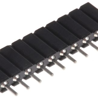 Zoccolo SIL Preci-Dip 801-87-010-10-001101 a Saldare, 10 vie, passo 2.54mm, Montaggio con foro passante