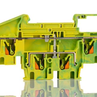 Morsettiera di terra Phoenix Contact, 4 vie, 24 → 10 AWG, PTTB 4-PE