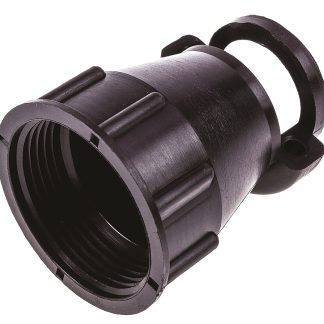 Serracavo TE Connectivity in Termoplastico, Ø fascio 11.51mm max, 35.76 x 28.73mm, col. Nero