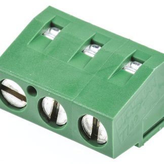 Morsettiera per circuito stampato TE Connectivity Maschio a 3 vie, 1 fila, passo 5.08mm, Montaggio con foro passante