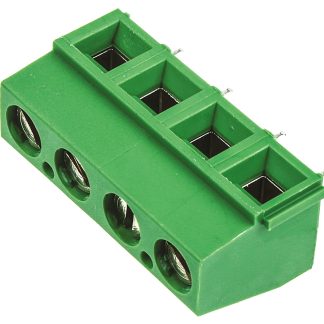 Morsettiera per circuito stampato TE Connectivity Maschio a 4 vie, 1 fila, passo 5.08mm, Montaggio con foro passante