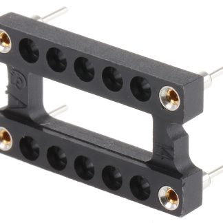 Zoccolo IC, Aries Electronics, 15.24mm, 14 poli, Femmina, DIL