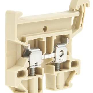 Morsettiera passante Weidmuller, Beige, livello Singolo, con fusibile, 41A
