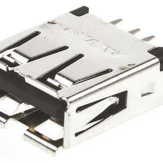 Connettore USB tipo A TE Connectivity Femmina, Montaggio con foro passante