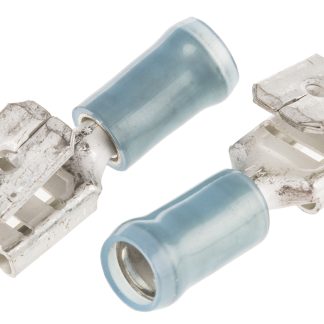 Capocorda piggyback a crimpare TE Connectivity, 1mm² - 2.5mm², Blu, placcatura Stagno