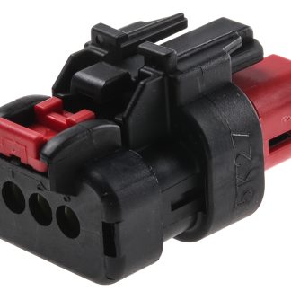 Connettore automotive TE Connectivity, Maschio, 3 vie, file