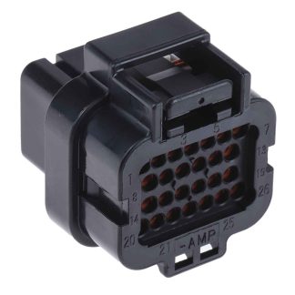 Connettore automotive TE Connectivity, Maschio, 26 vie, 4 file