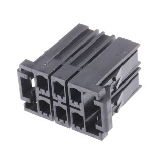 Corpo connettore automotive TE Connectivity Femmina, 6 vie, 2 file, passo 5.08mm