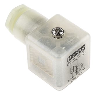 Connettore per valvole a solenoide Phoenix Contact DIN 43650 A, Femmina, 3P, 240 V