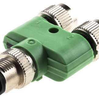 Adattatore connettore circolare da M12 a 5 pin femmina M12 (2), 4A