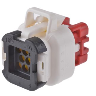 Connettore automotive TE Connectivity, Maschio, 8 vie, 3 file, Montaggio su cavo