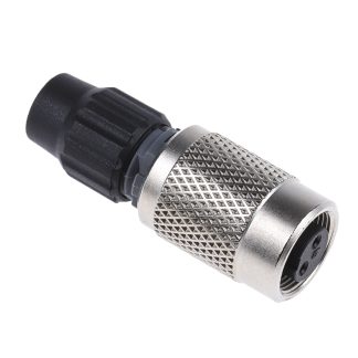 Connettore circolare binder, femmina, serie 711, M9, 2 poli, Montaggio su cavo