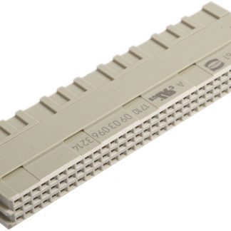 Connettore DIN 41612 HARTING Femmina, Ad angolo diritto, 96 vie 3 file, terminazione a crimpare