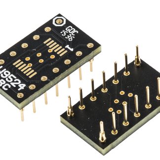 Adattatore zoccolo IC Winslow W9524RC, Foro passante, da 14 pin femmina SOP a 14 pin maschio DIP, passo , passo 0.65