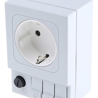 Presa elettrica, STEGO 03500.0-00, 6.3A, 1 modulo, IP20, presa Tipo F - Schuko tedesco in Plastica, Grigio chiaro In