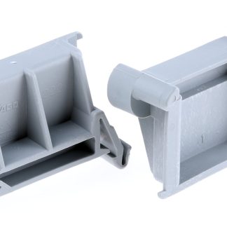 Adattatore ad angolo per guida DIN WAGO, serie 222