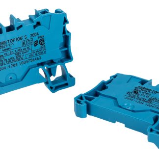 Morsettiera passante WAGO, Blu, livello Singolo, , 32A