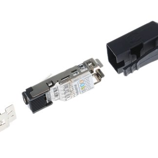 Connettore RJ45 Maschio HARTING Cat5, 4P4C vie, Montaggio su cavo