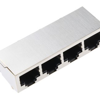 Connettore RJ45 Femmina HARTING Cat5, 8C x 4 porte vie, Montaggio con foro passante