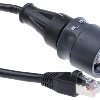 Connettore RJ45 Maschio Bulgin Cat5e, 8P8C vie, Montaggio su cavo