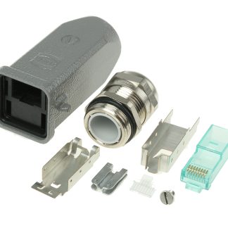 Connettore RJ45 Maschio HARTING Cat6a, 8C vie, Montaggio su cavo