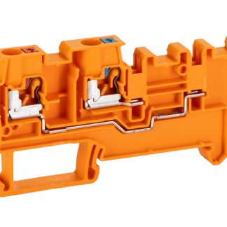 Morsettiera per guida DIN Phoenix Contact, Arancione, livello Triplo, 20A