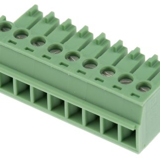 Morsettiera per circuito stampato Phoenix Contact Femmina a 9 vie, 1 fila, passo 3.81mm, Montaggio a innesto
