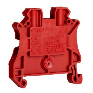 Morsettiera passante Phoenix Contact, Rosso, livello Singolo, 32A