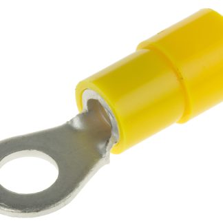 Terminale ad occhiello Phoenix Contact Isolato, Ø perno M5, dimens. max filo 6mm², Giallo