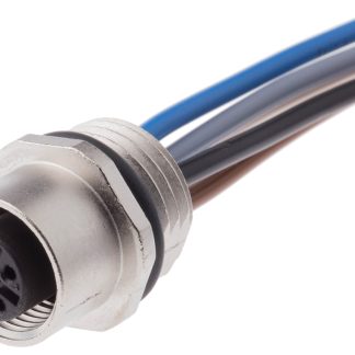 Connettore circolare binder, femmina, serie 763, M12, 5 poli, Montaggio su cavo