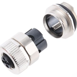 Connettore circolare binder, femmina, serie 813, M12, 4 poli, Montaggio a pannello