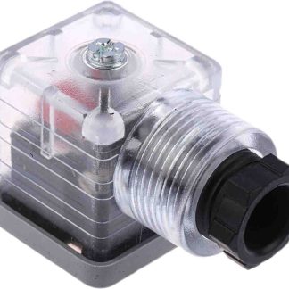 Connettore per valvole a solenoide RS PRO DIN 43650 A, Femmina, 3P+E, 12 V c.c.