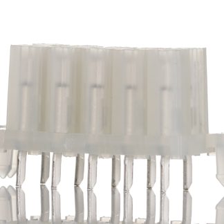 Presa PCB Molex, 10 vie, 2 file, passo 4.2mm, Montaggio con foro passante