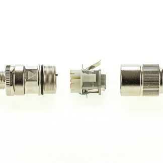 Connettore circolare Telegartner, maschio, M12, 8 poli, Montaggio su cavo